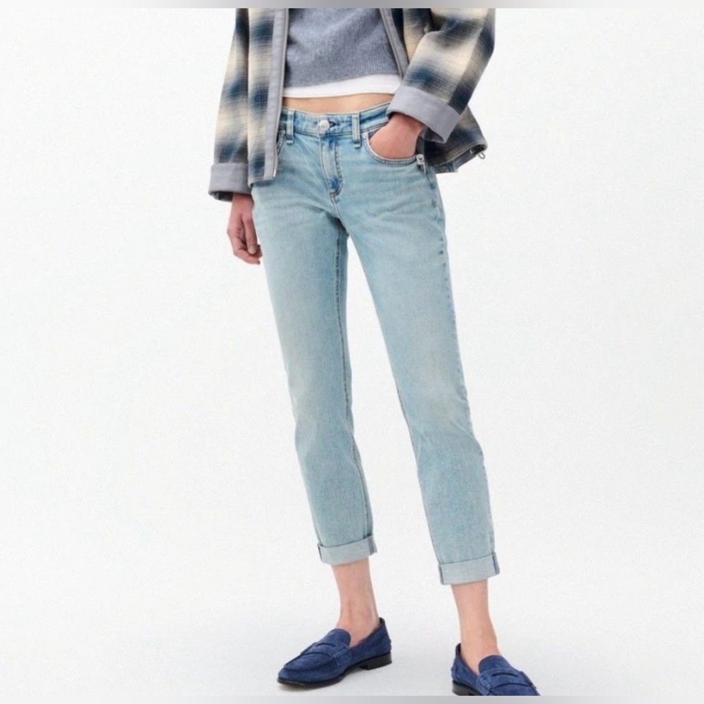 NWT Rag & Bone DRE Low Rise Slim Boyfriend Jeans